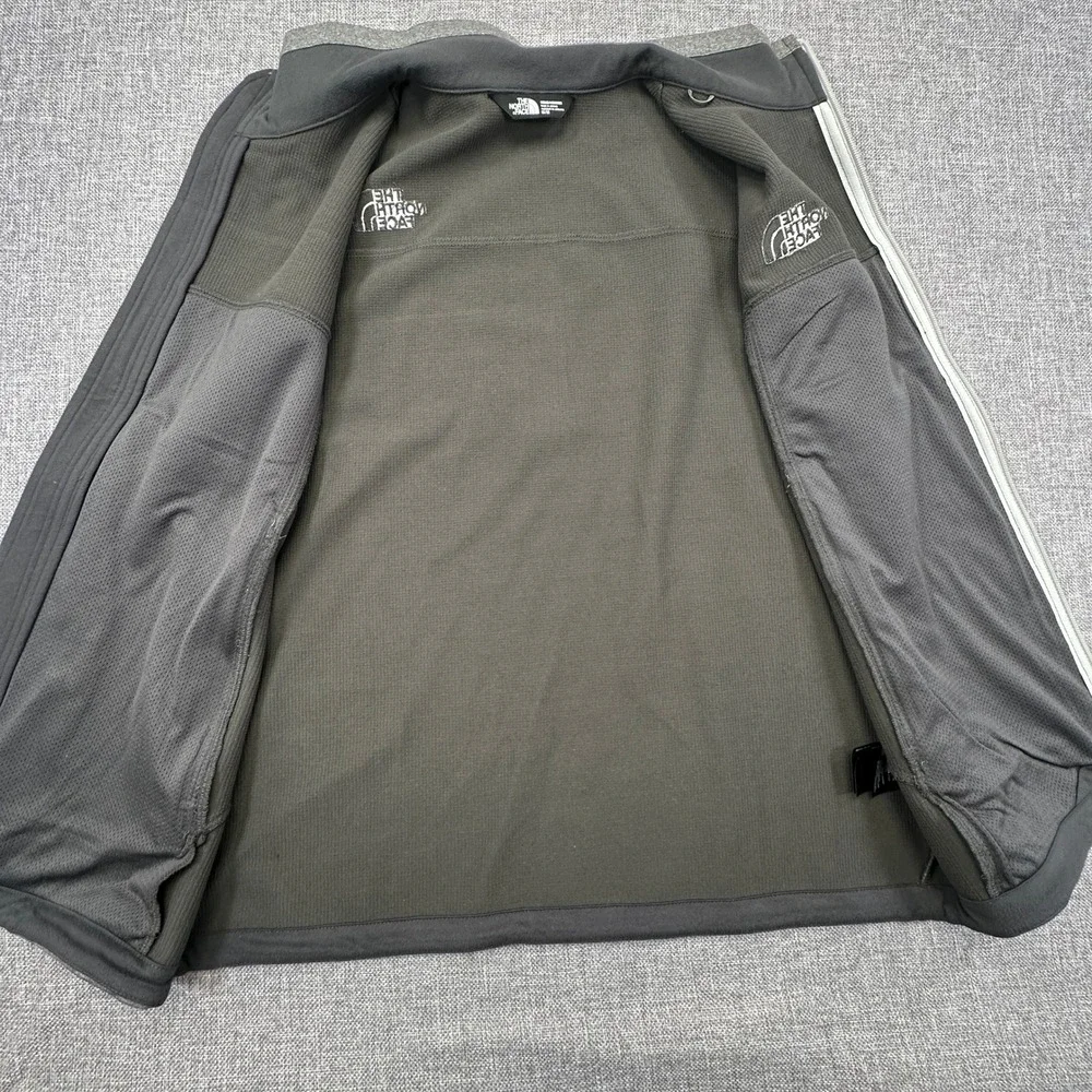 The North Face Canyonwall Vest Mens Medium Gray WindWall Full Zip Fleece CTZ9